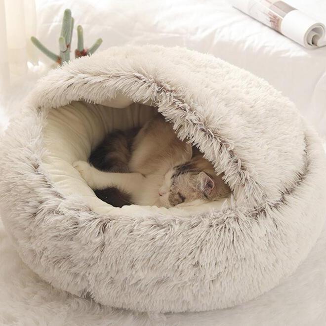 Fluffy Cat Bed