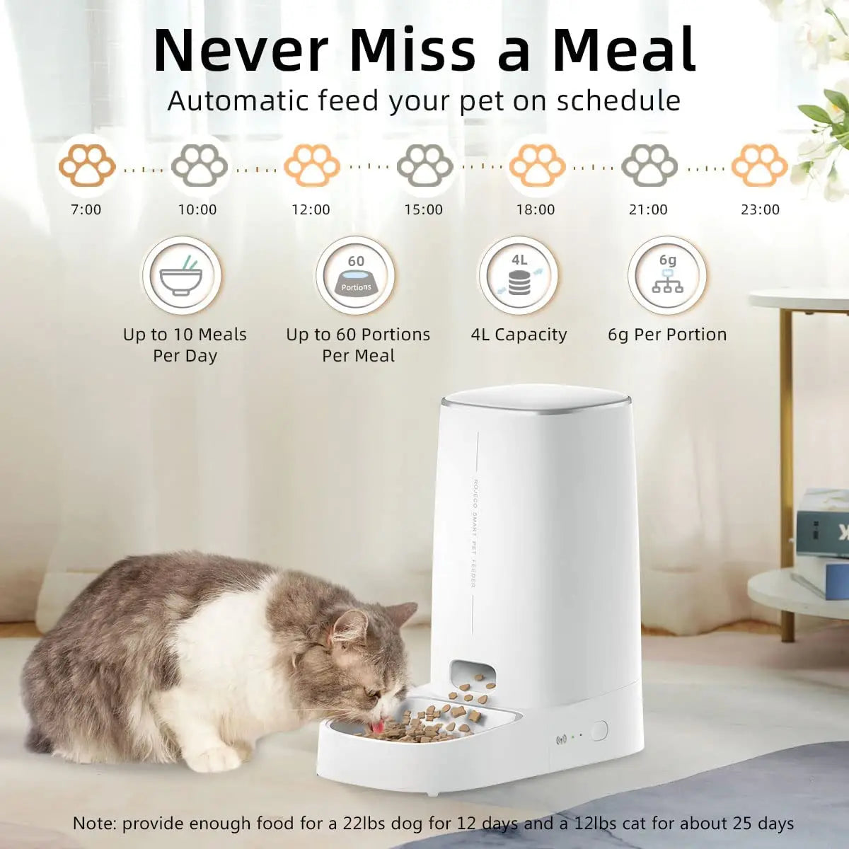 Wireless Automatic Cat Feeder